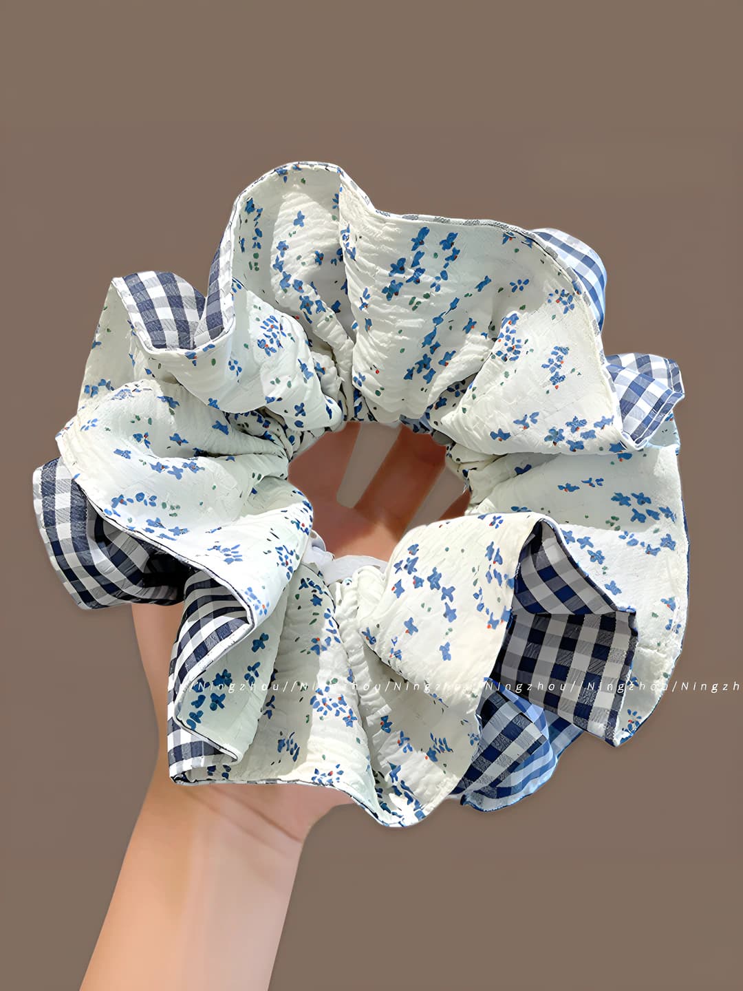 Blue floral, 13 cm