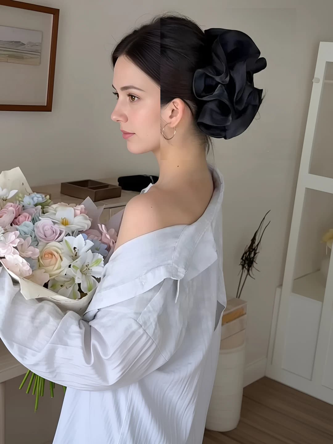 Чёрный зажим, 13 см