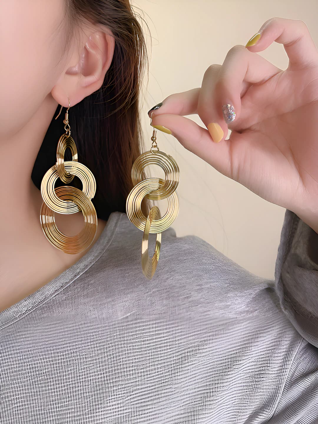 5# Ear hook - Gold