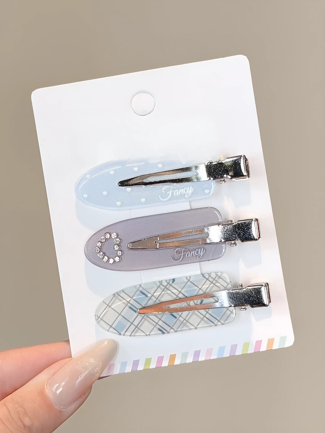 2# Blue, 3 pcs, ~6 cm