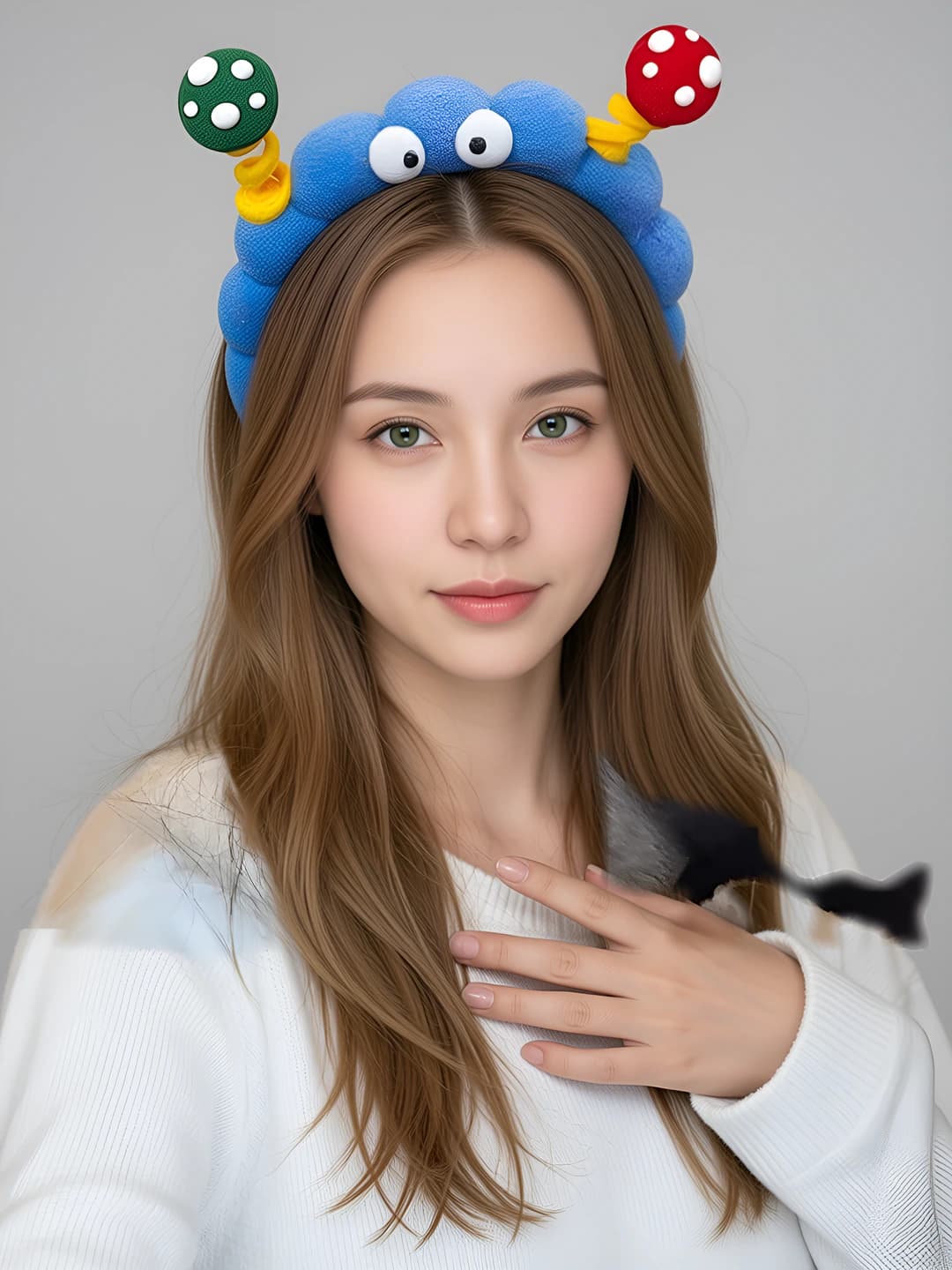 1# Обруч с большими глазами (4 см)