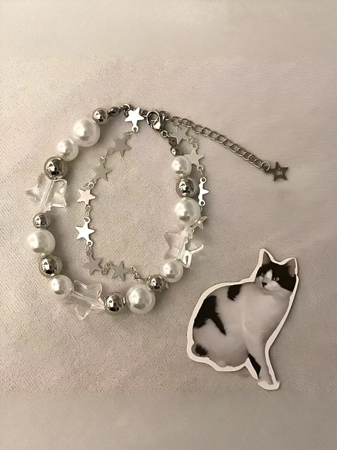 Women's summer zircon heart-shaped beaded bracelet, stylish design