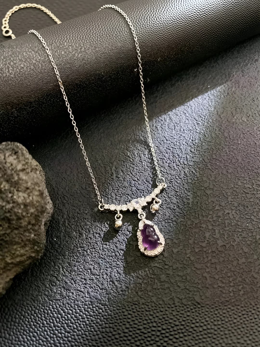 260 Gourd - Silver purple