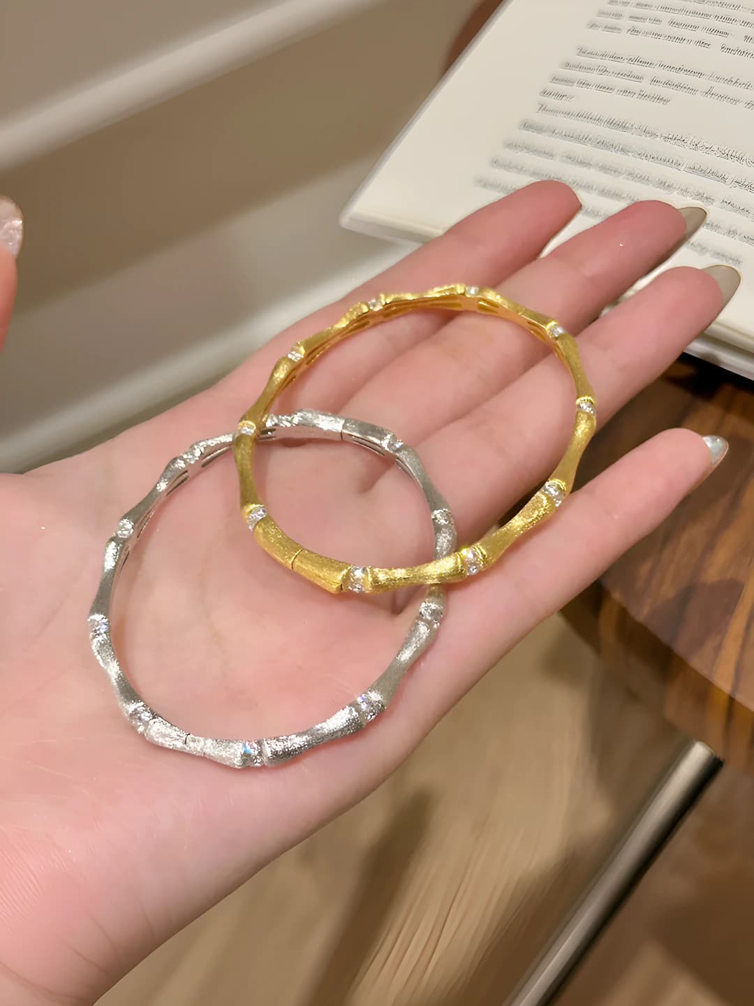 Silver, smooth