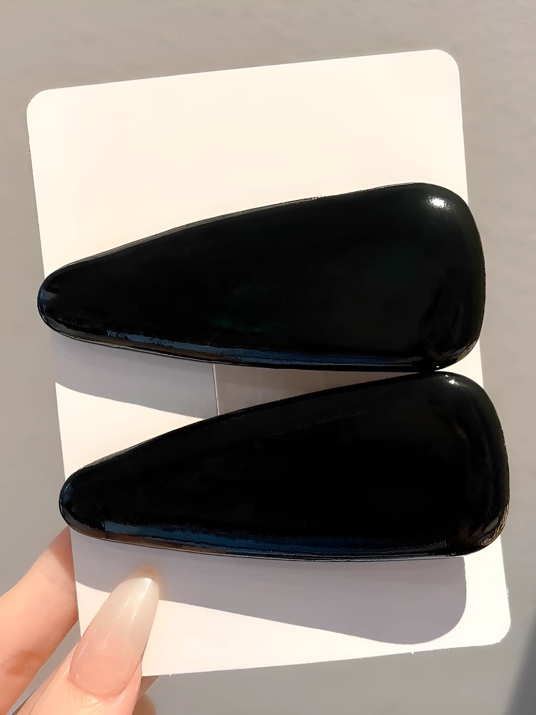 Qora, 6 sm, 8.5 sm, juft
