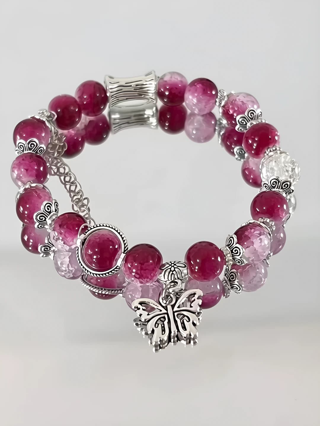 Rouge butterfly bracelet