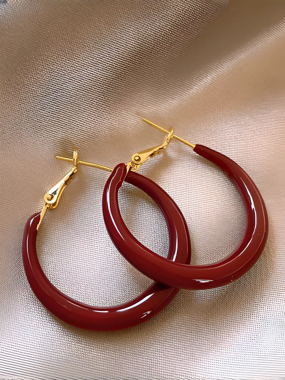 3cm серебряная игла красное кольцо