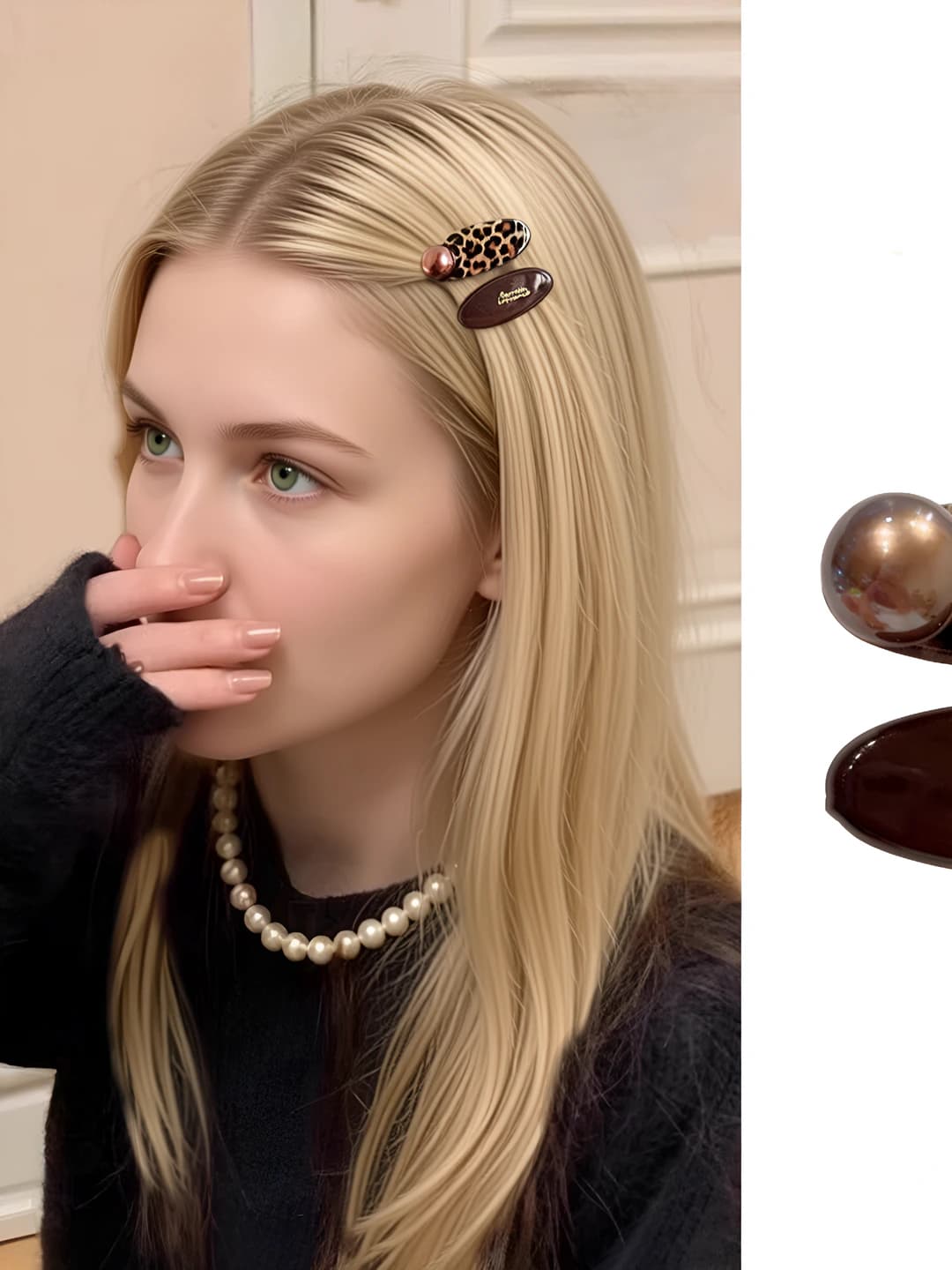 3# Овальный зажим пара 4cm