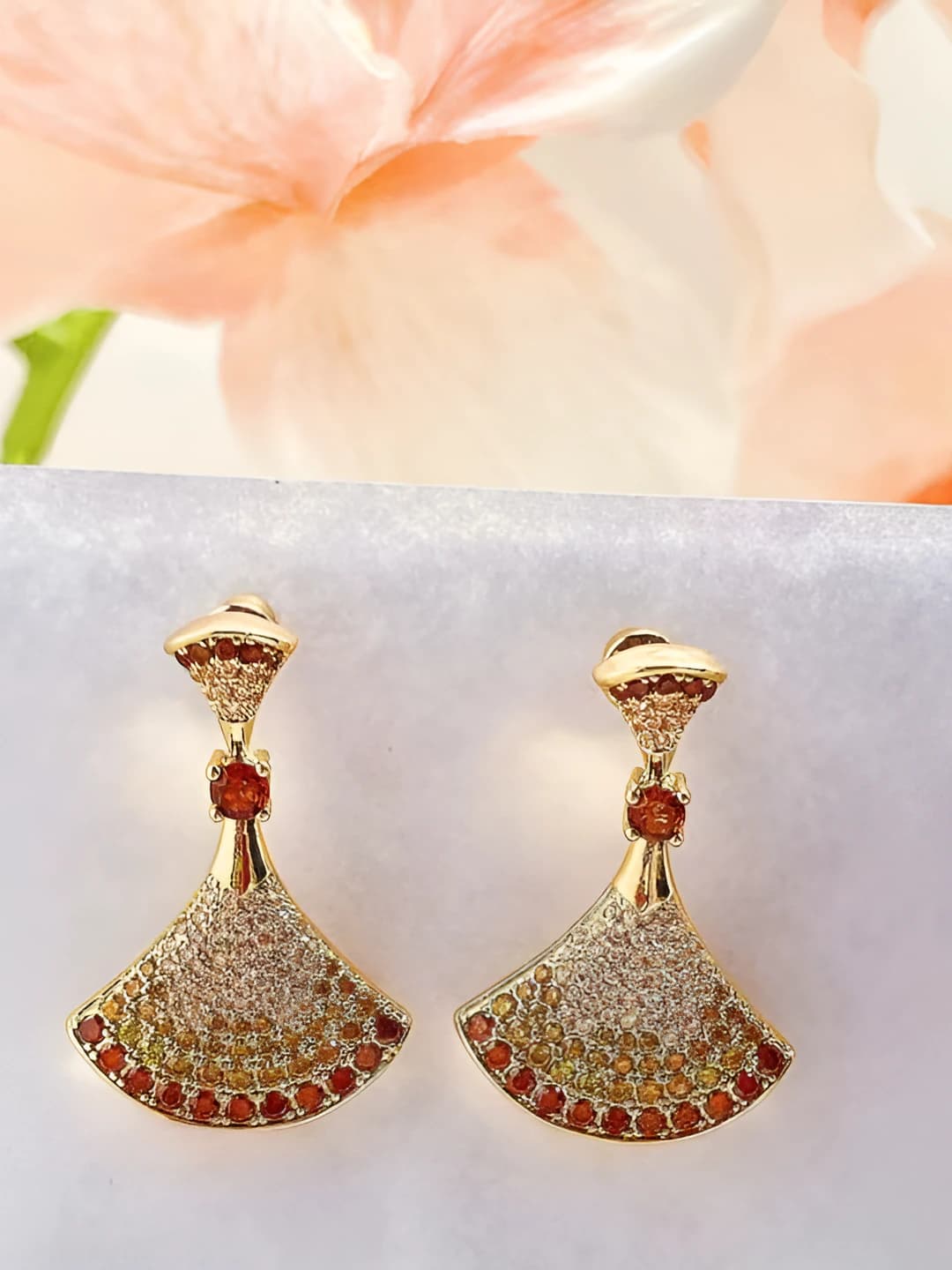 Rosa oltin + jigarrang olmos