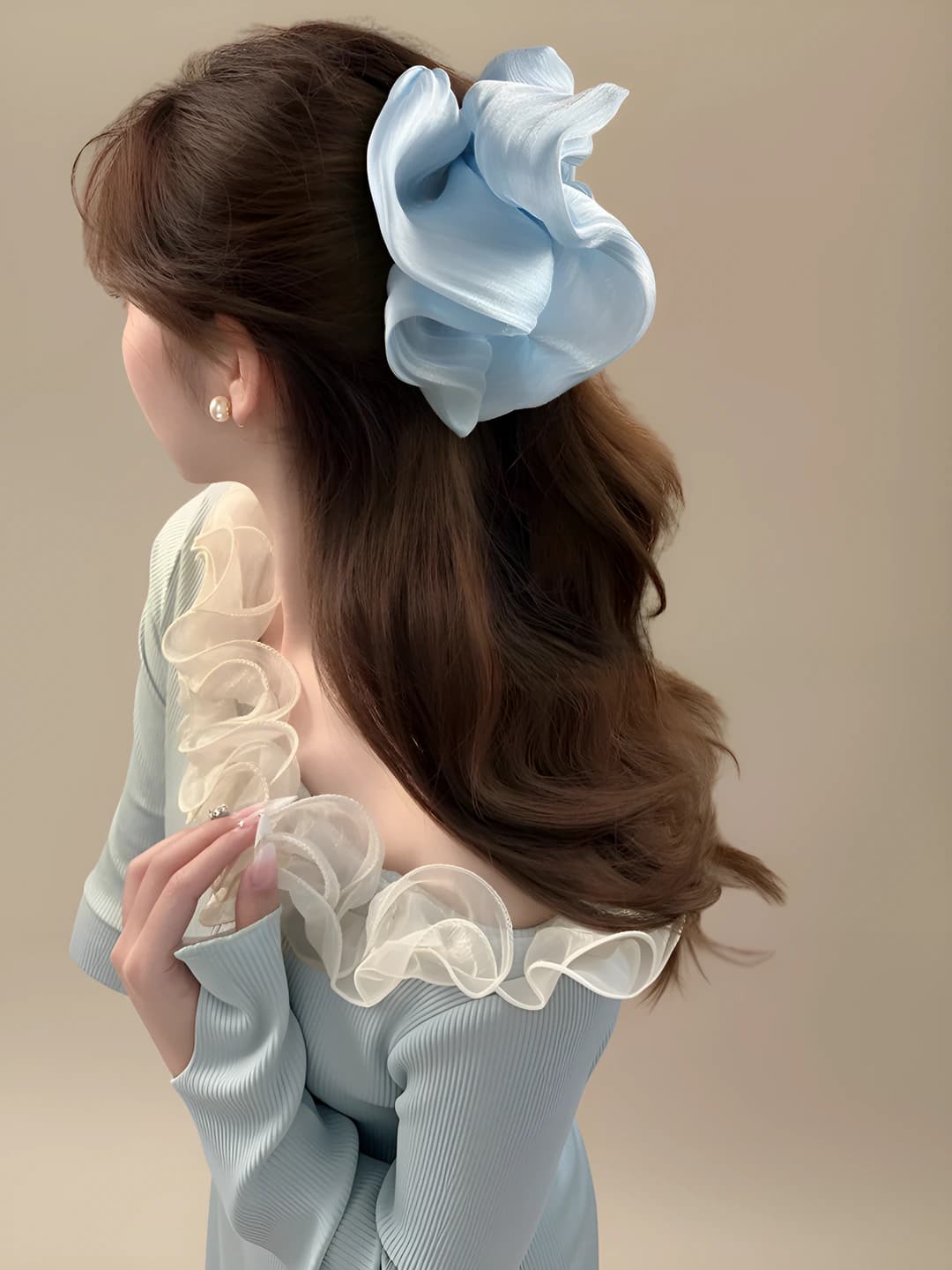 Hazy blue