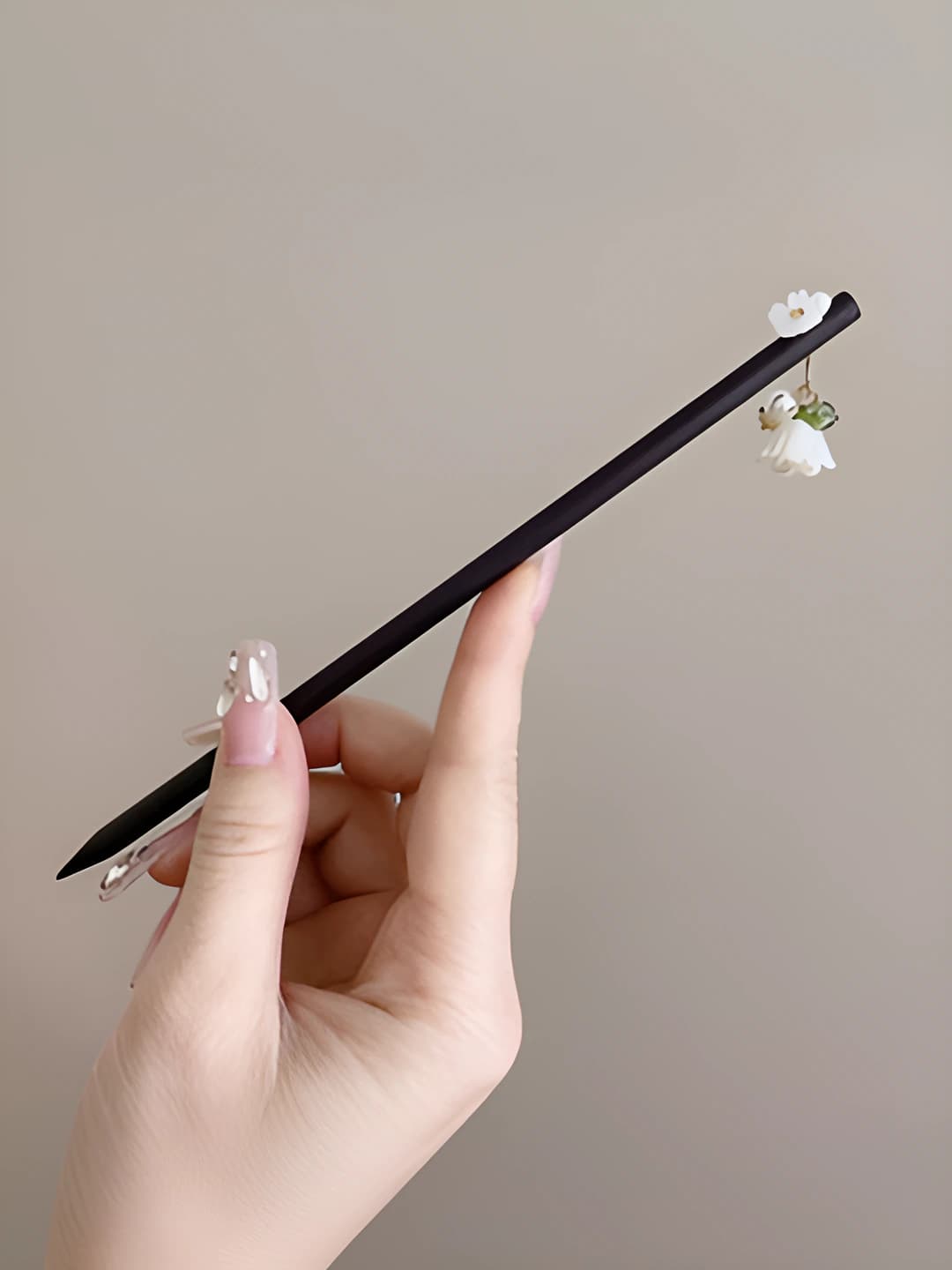 1# Wooden hairpin