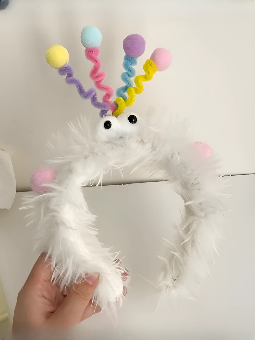 Cute twist headband [White]