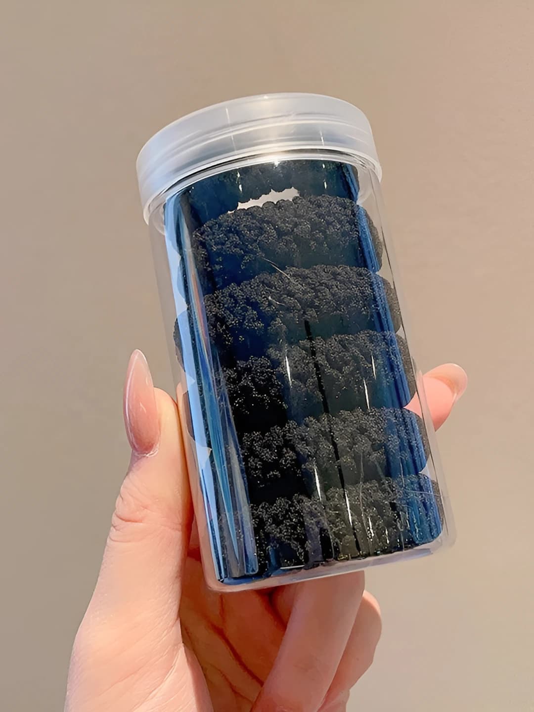 Black, 6 pcs, 4.5 cm