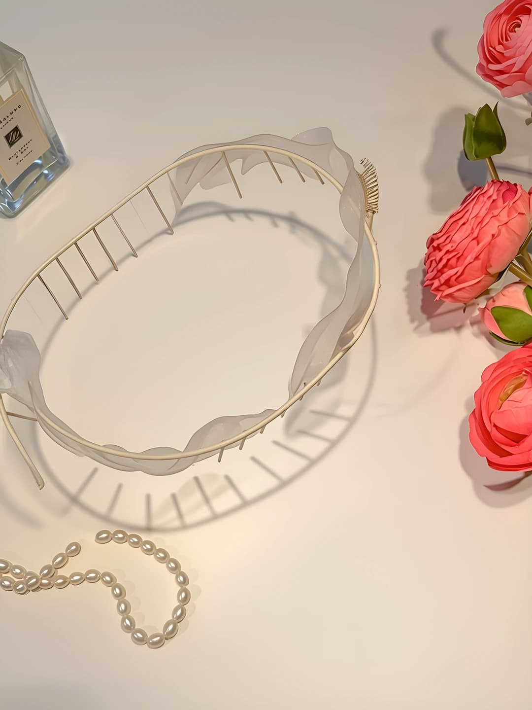 Women's hair clips and combs: plastic, handmade, with bow, in Chanel style