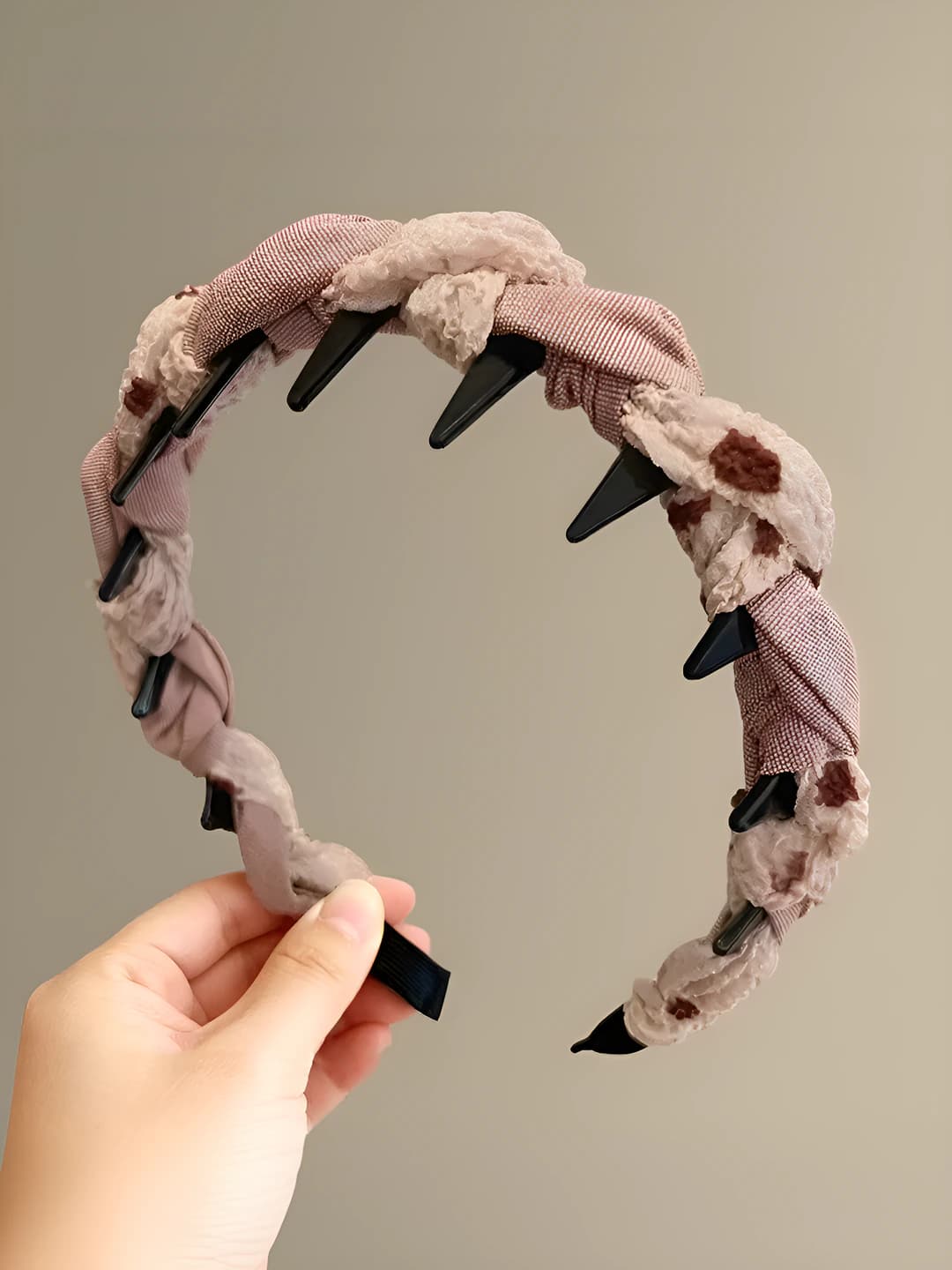 Braided headband (Pink)