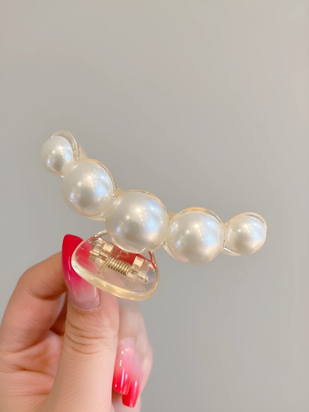 6# Clear large pearl 7cm