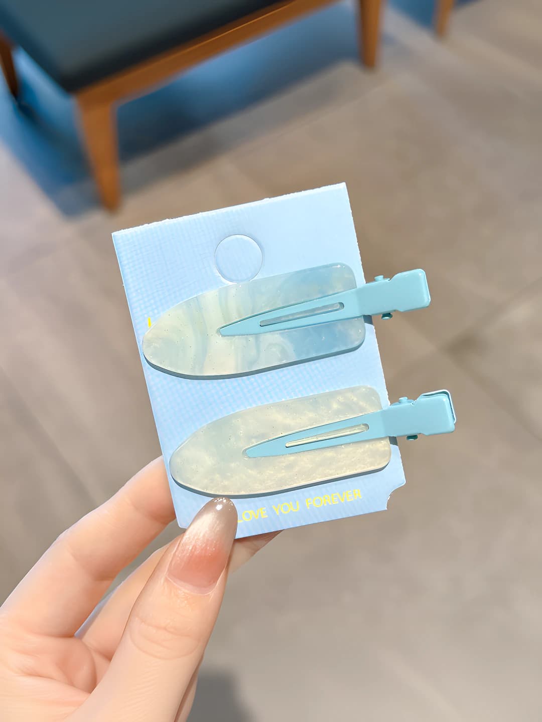 4# Sky blue 2 pcs - 6.5 cm