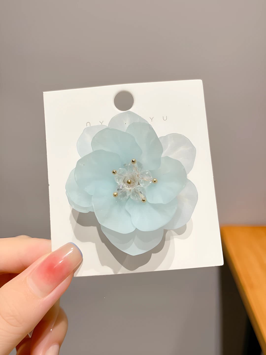 6# синий камелия (ок. 5cm)