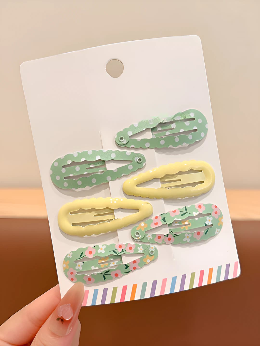 1#Yellow - 6-piece set approx. 4.7 cm