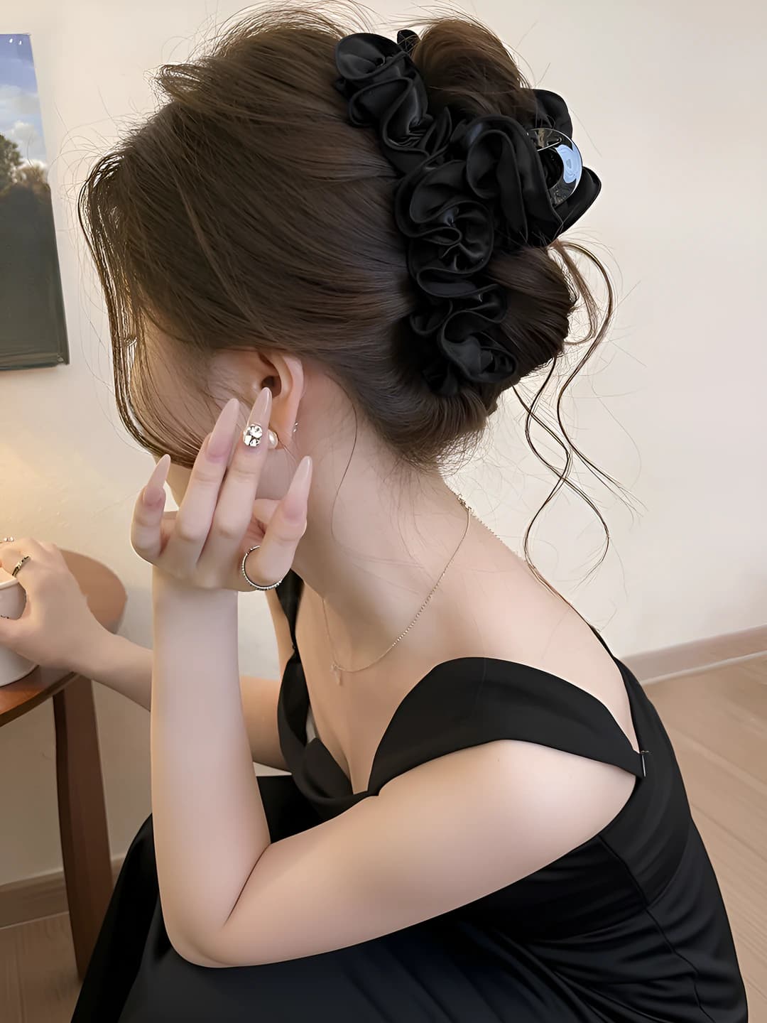 2# Hair clip - Black