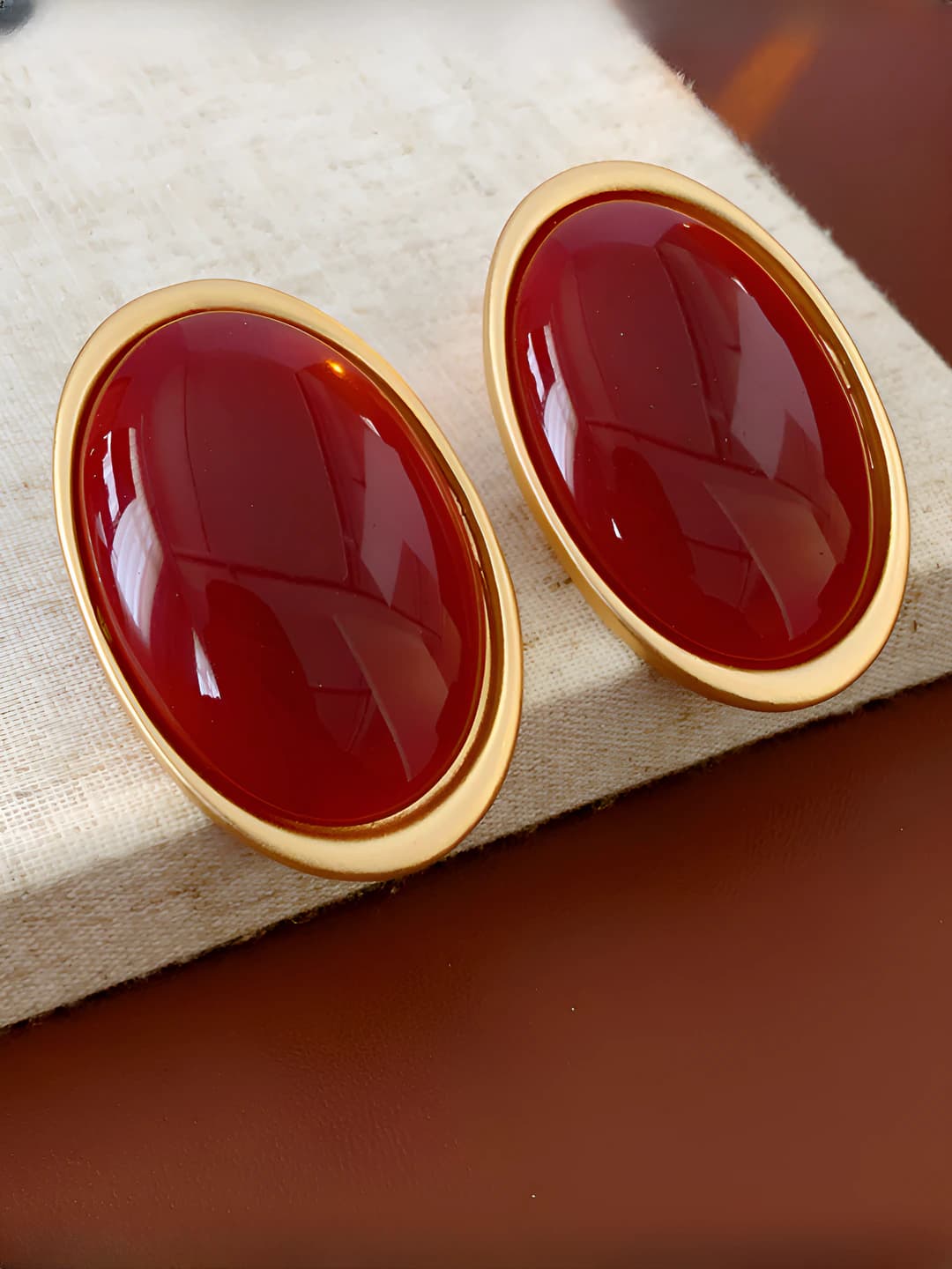 5# Silver pin - Gold - Wine red