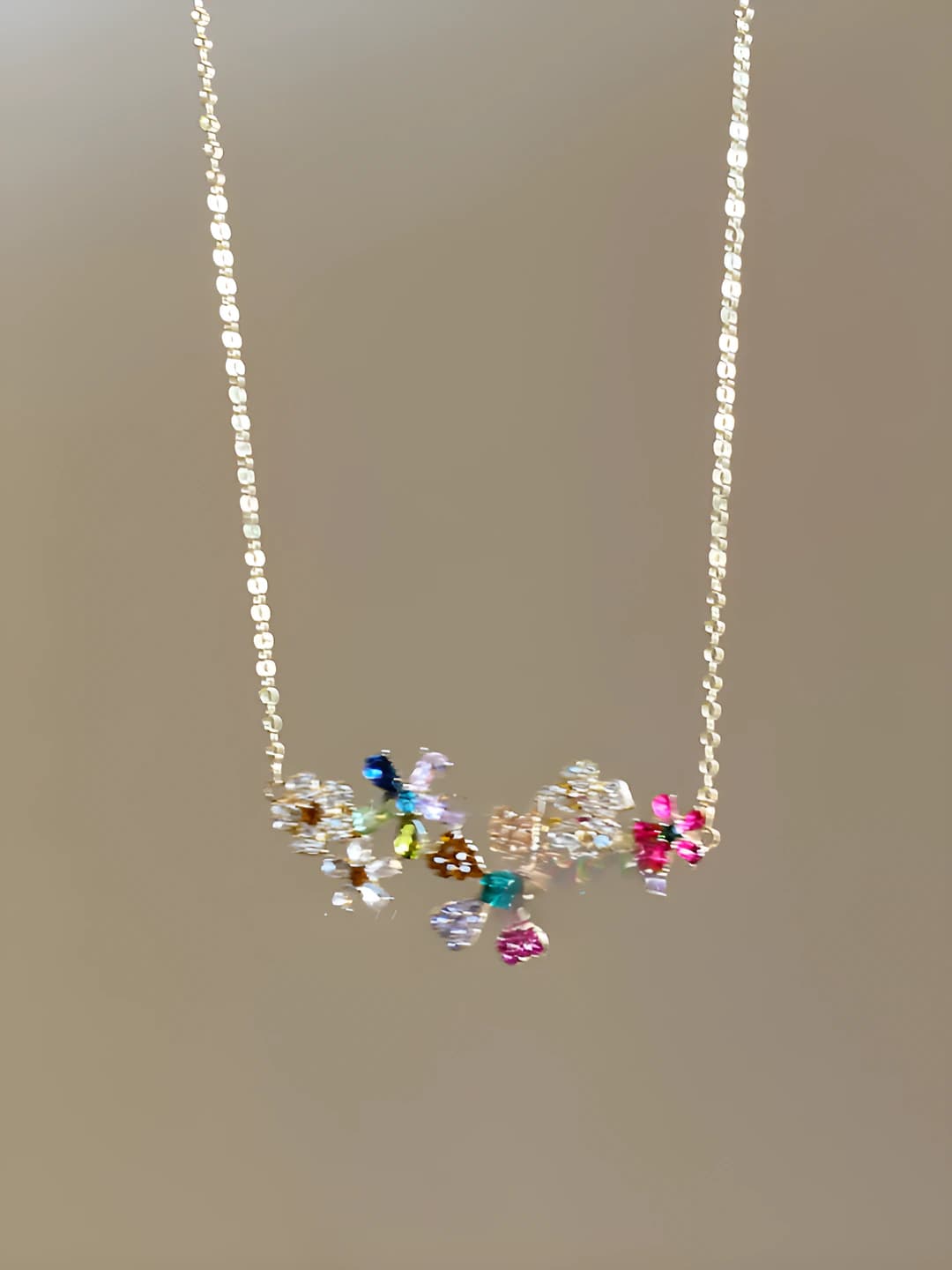 25# Necklace - Gold - Multicolour