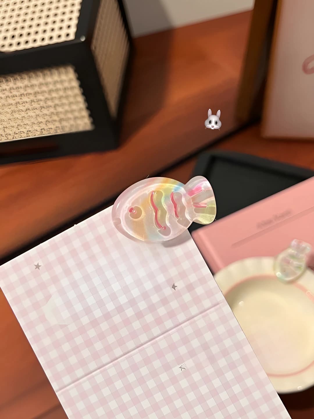 1# Желе macaron рыба зажим 3.2cm