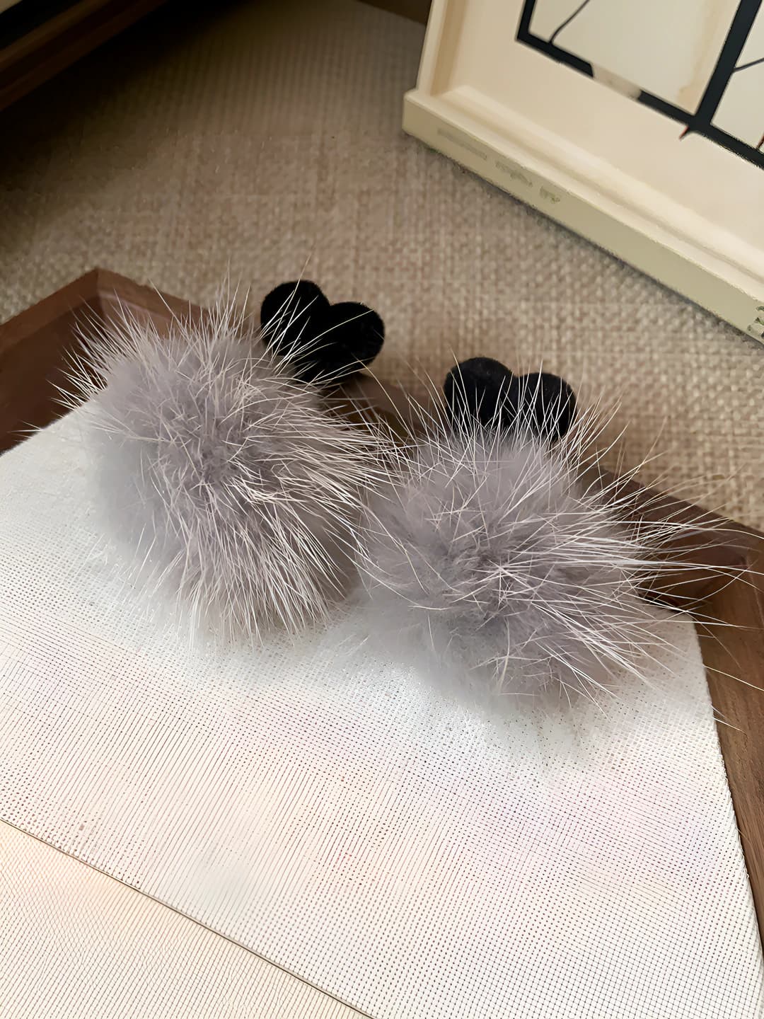 42 Серебряная игла Чёрный - Серый - Короткий