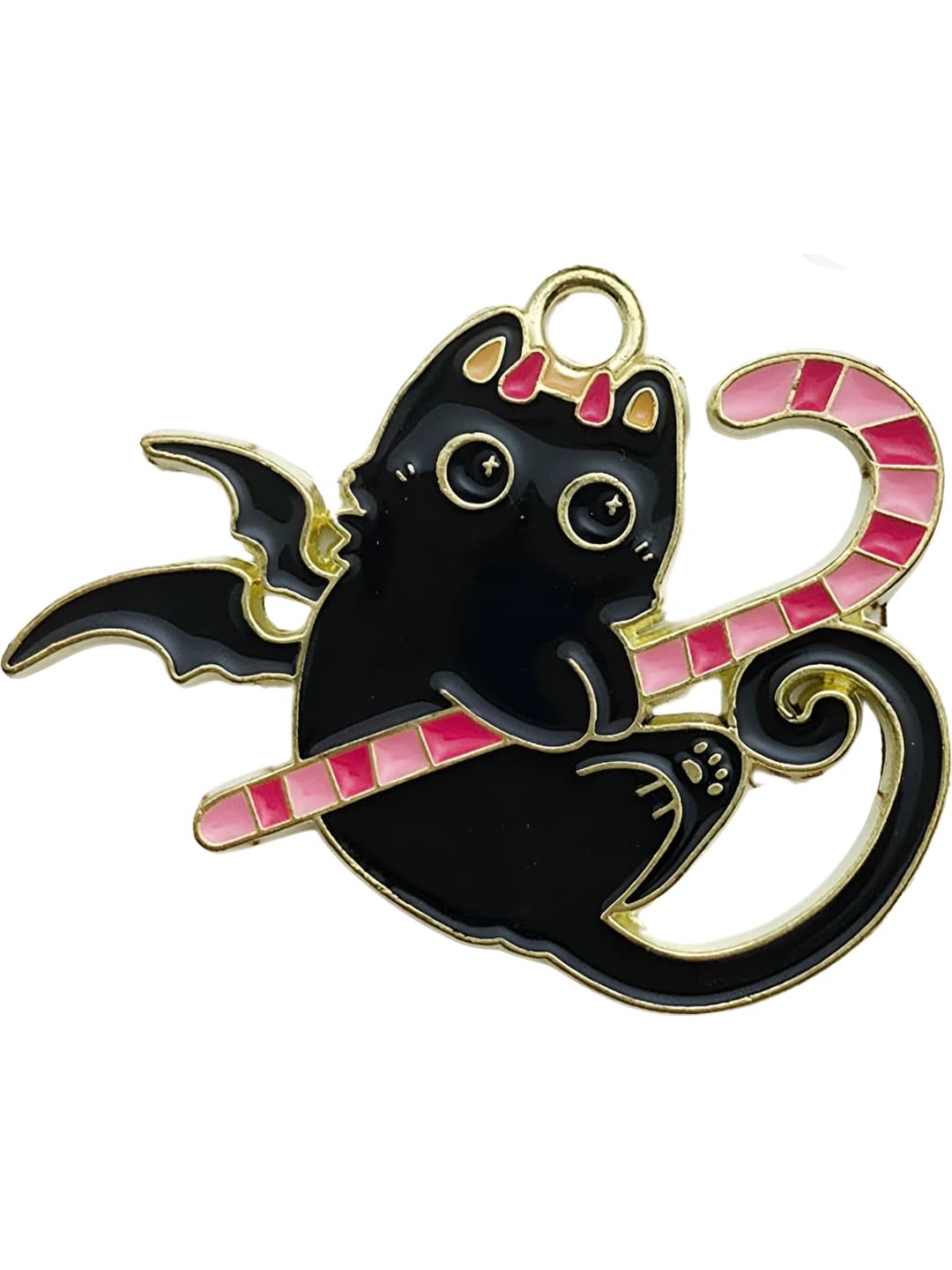 1 dona Qora shirin qanotli murchak 31x24mm-2.6g