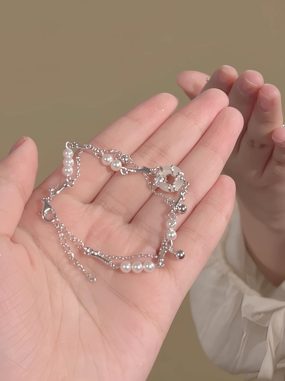 Pearl safety bracelet