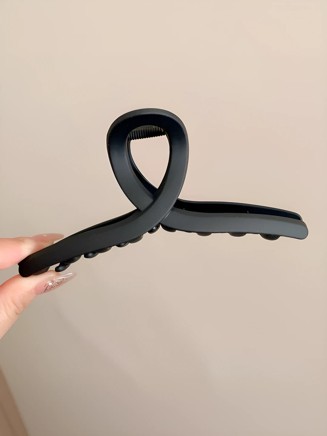 2# Большой чёрный перекрестный клипса 14.6cm