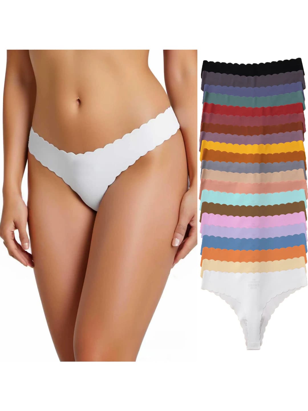 Women's seamless low waist briefs, ice-silk fabric, pure cotton gusset, summer, plus size