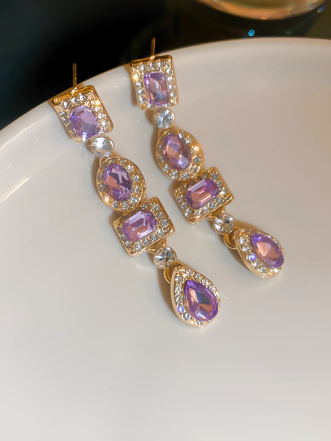 13# Steel pin - Gold - Purple