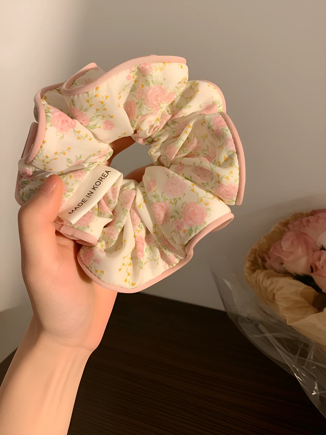 Розово-белый, 10 см