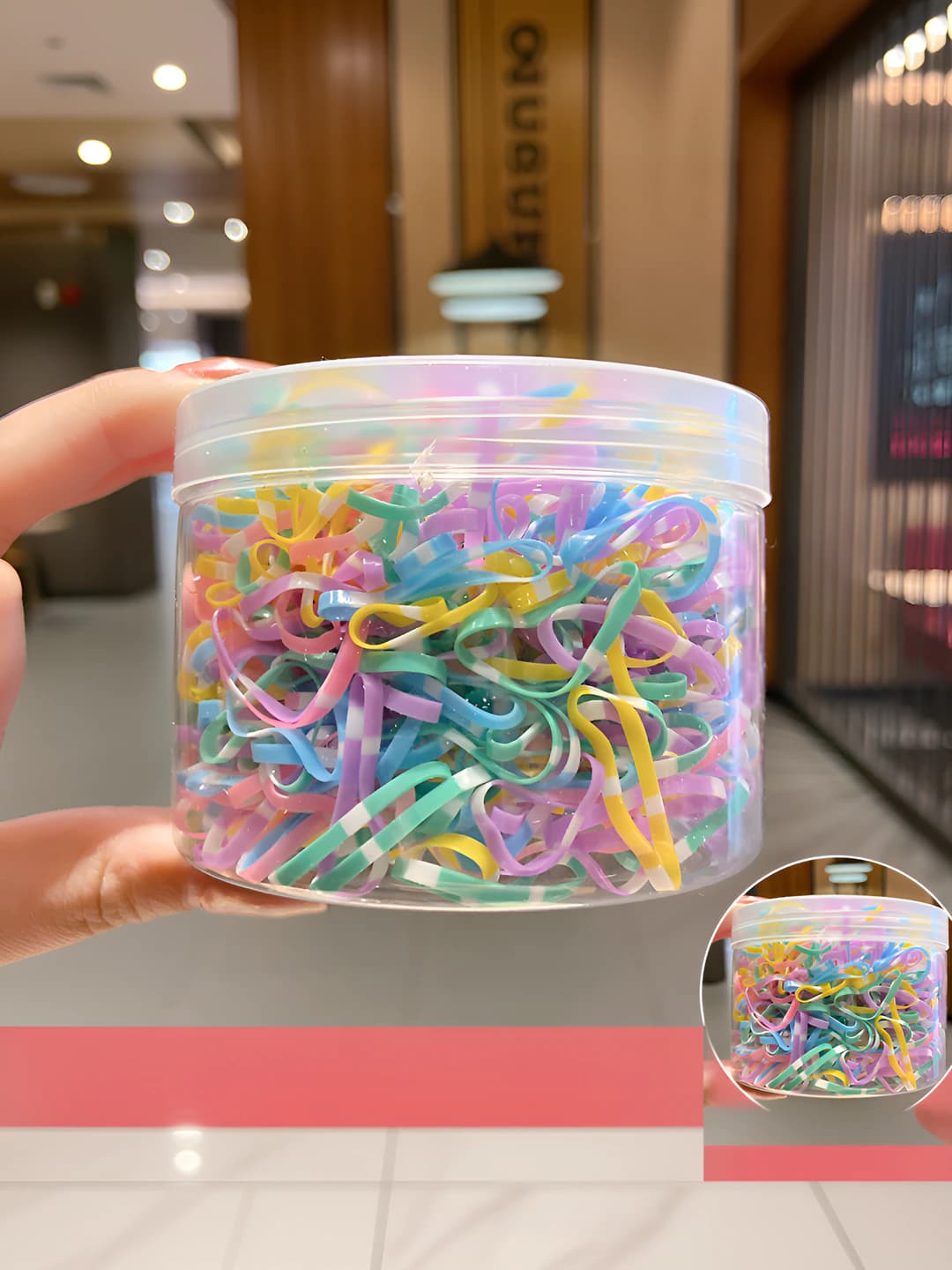Regular, multicolour dots, 1000 pcs (box)
