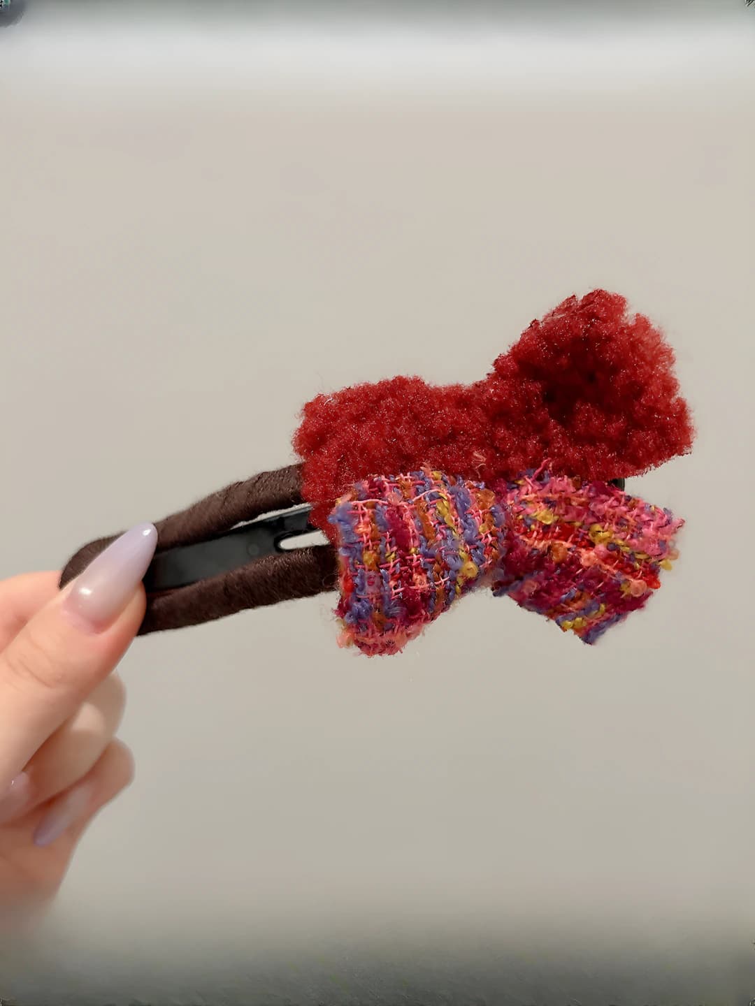 Ankara red bow 11.5 cm