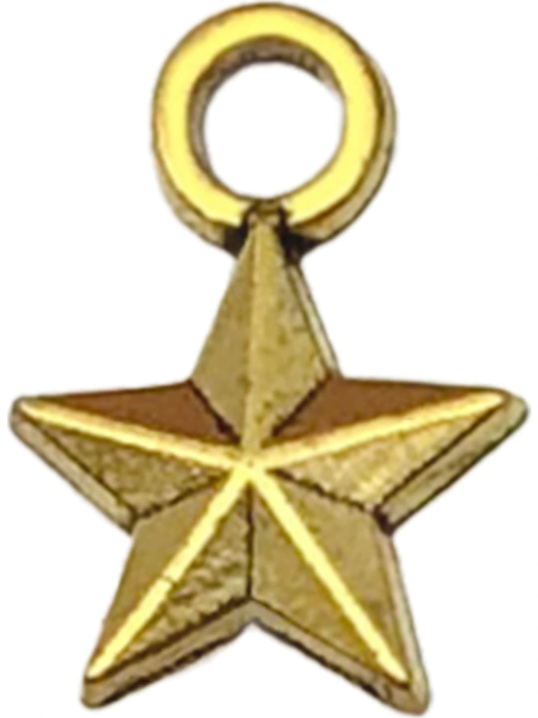 1 ta kichik besh burchakli yulduz 8x11mm