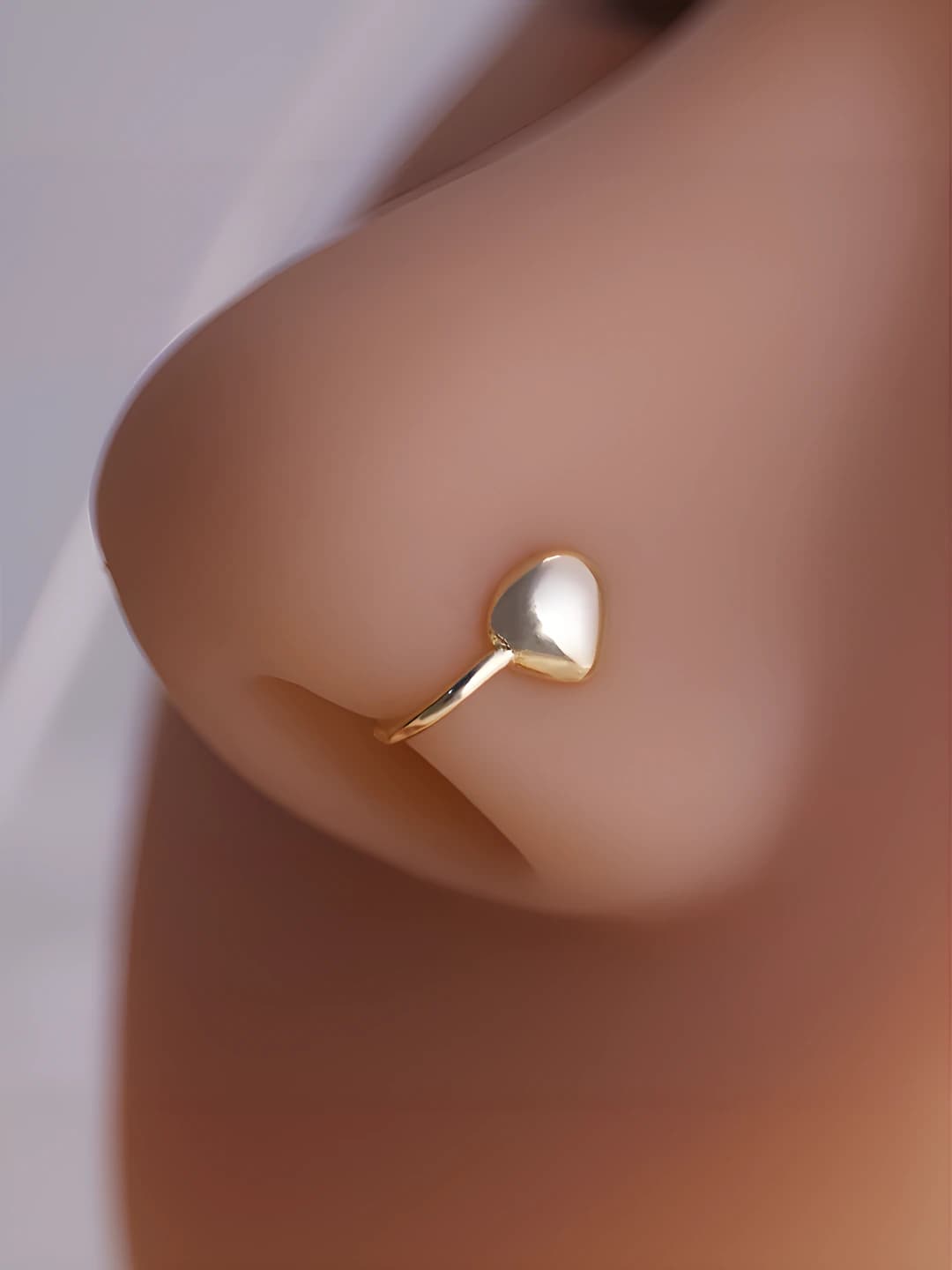 Horizontal heart nose clip (1 pc)