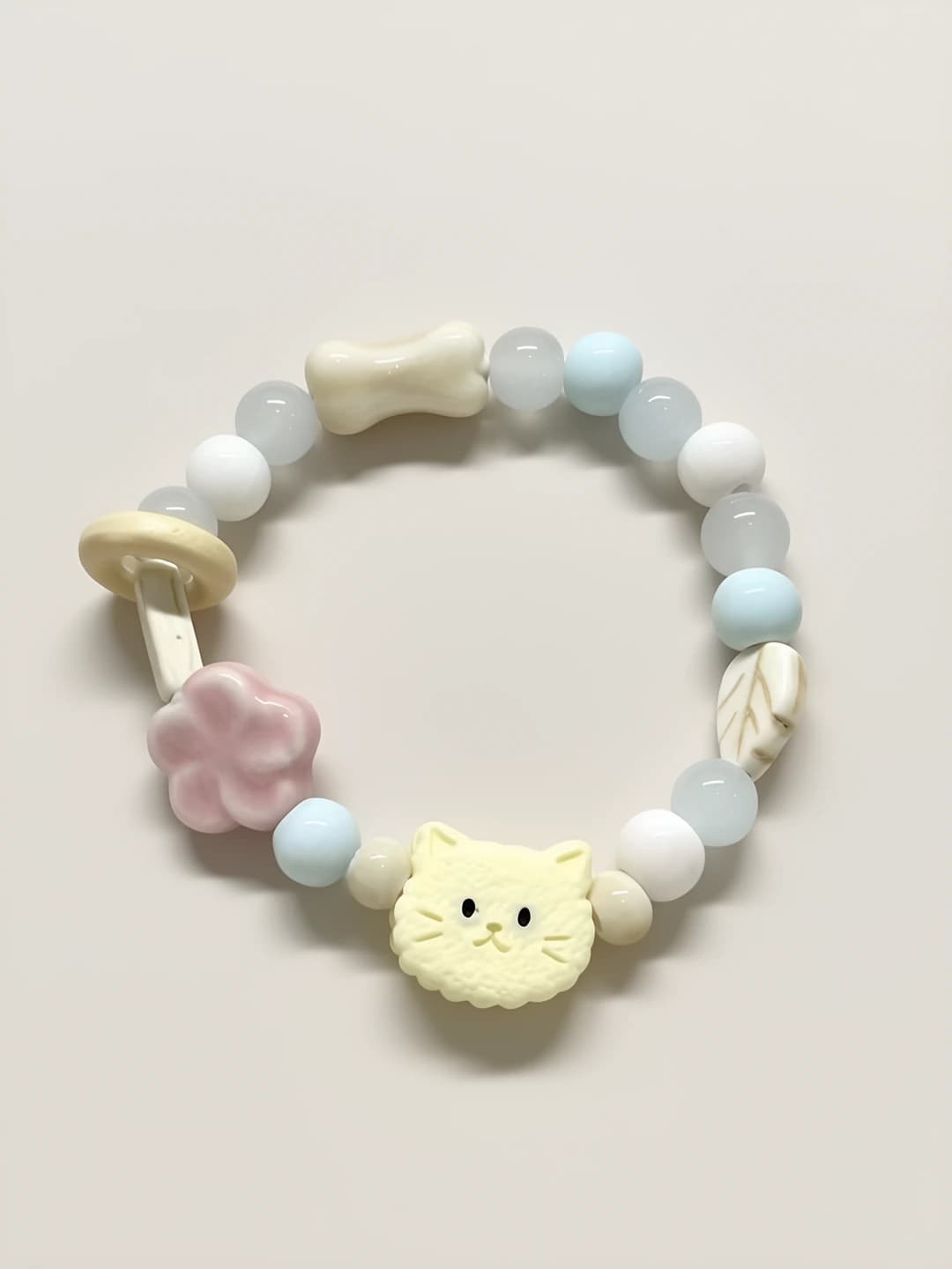 Sakura cheese kitten bracelet [1 pc]