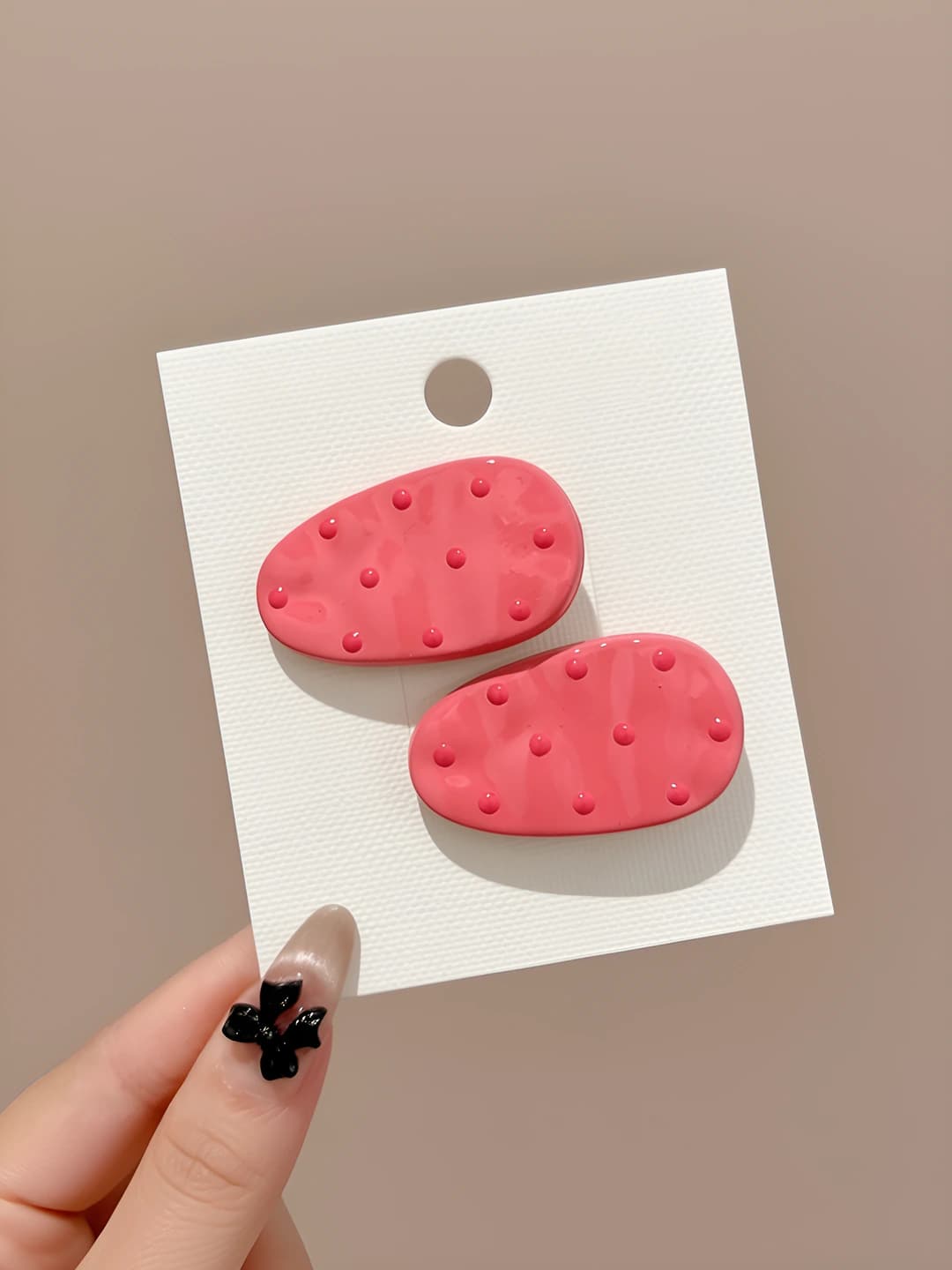 3# Rose red 2 pcs 4 cm