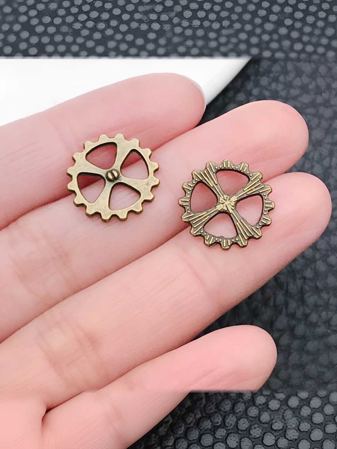 1 шт, античный бирюзовый, малая шестерня, 14mm, 0.7g