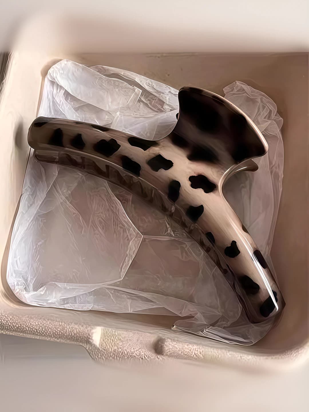 Леопардовый зажим 15 см