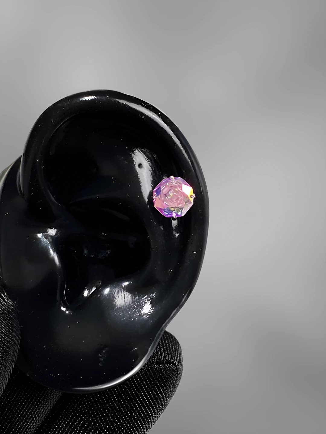 8mm Multicolour rose red rose 1 pc
