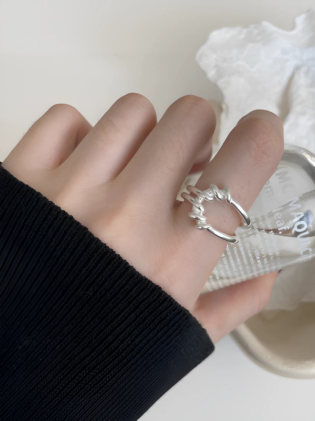 Multi-strand twisted ring