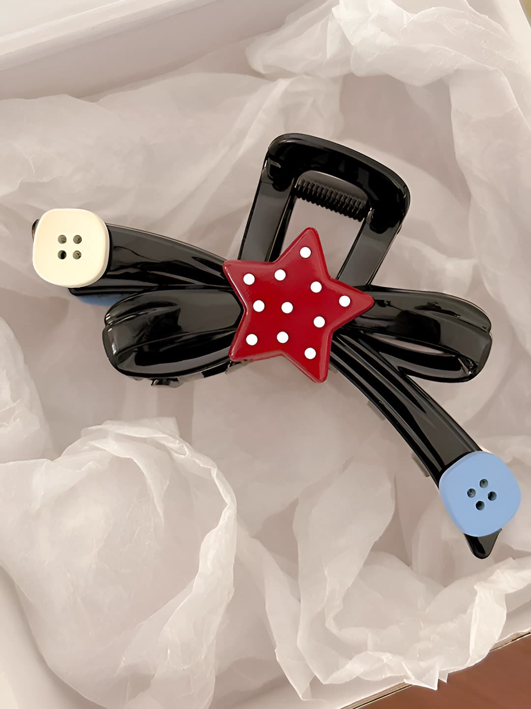 Black hair clip 12 cm