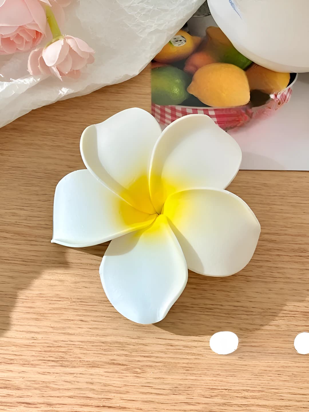 2# Plumeria clip - medium 7.5 cm