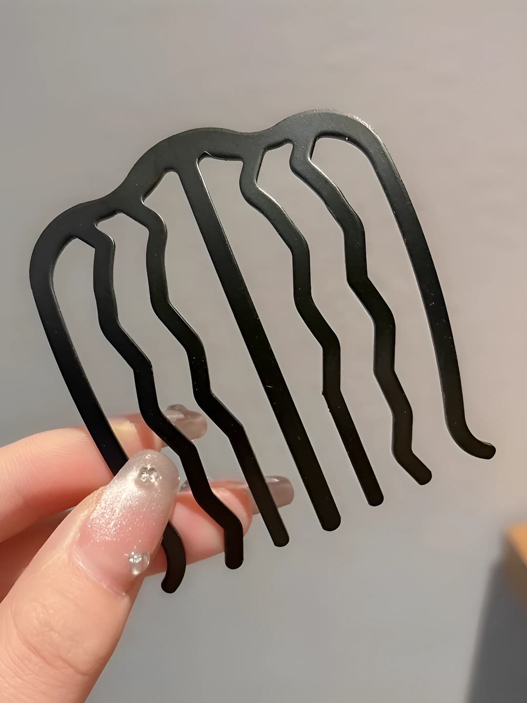 Small wave hair pin 7.8 cm