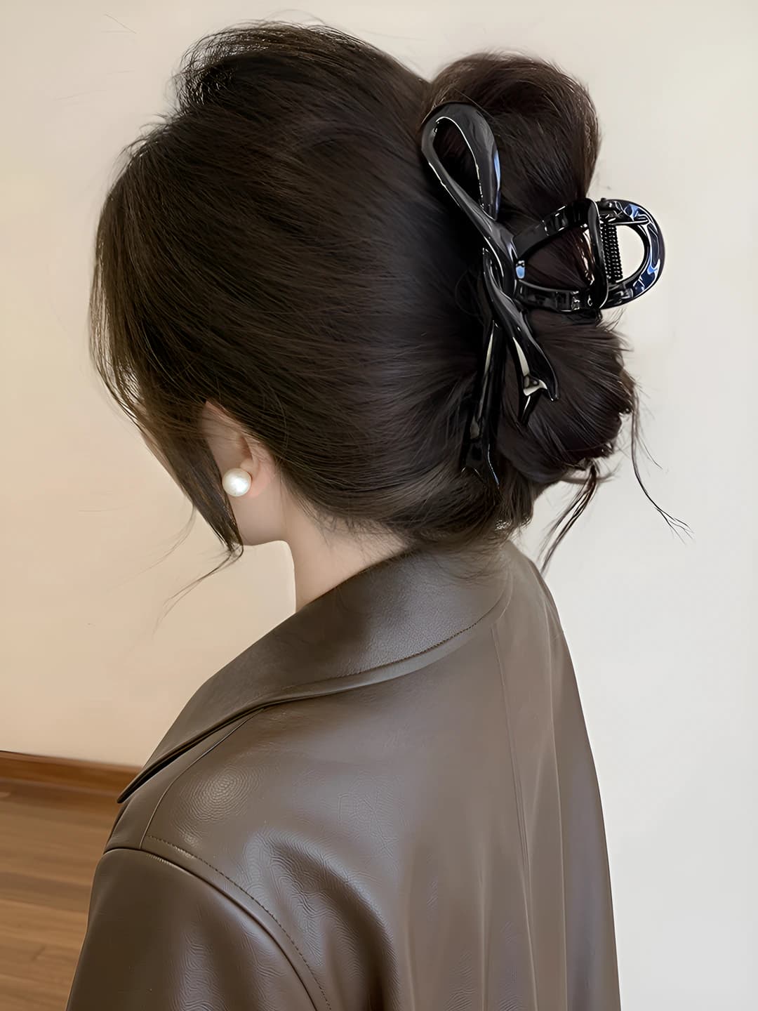 1# 1 pc - glossy black (approx. 13.3cm)