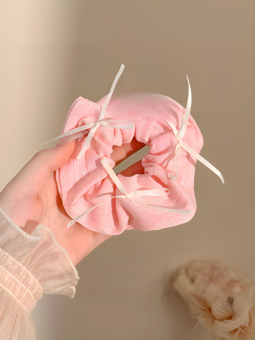 1# Pink bow ~12 cm