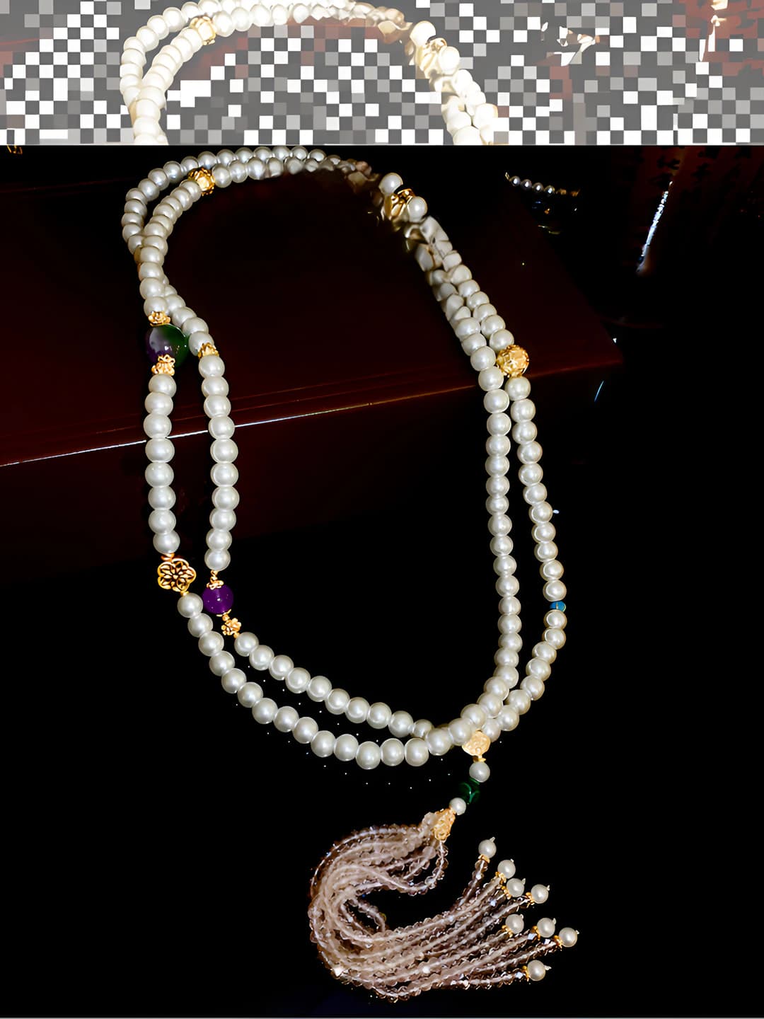 35# gold - white - gold - pink